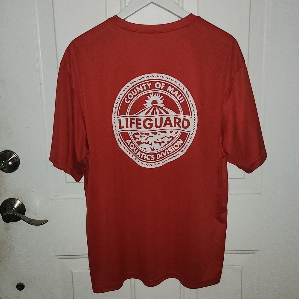 County of Maui Lifeguard Shirt L